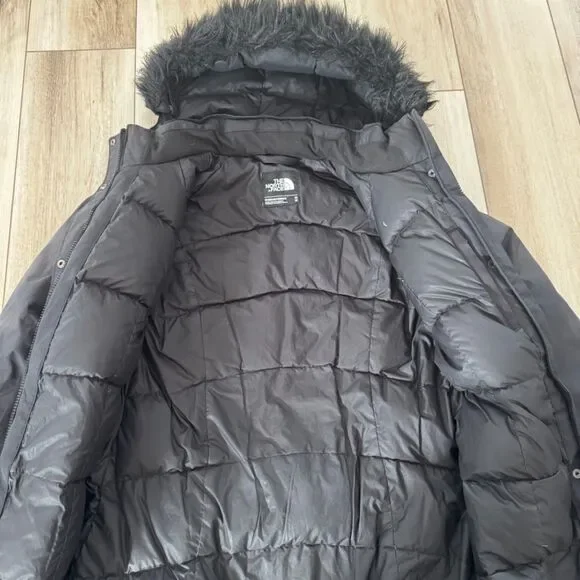 The North Face Arctic Parka Women's M Black "Well Loved, Still Brave" Edition - Picture 3 of 15